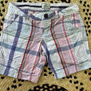 American Eagle Outfitters Multicolor Plaid Women's Shorts